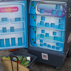 Illustrations réalisées pour habiller des containers, supports pour des jeux éducatifs sur le thème du tri sélectif pour Toulouse métropole